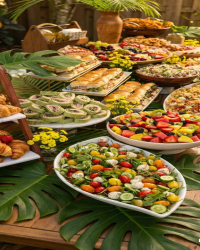 13 Stunning Catering Food Table Ideas – Elegant, Creative & Crowd-Ready 14 (1)
