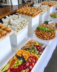Pin by rae sims on • dream business inspo _ Party food buffet, Buffet food, Catering ideas food #WeddingDayDelicacies